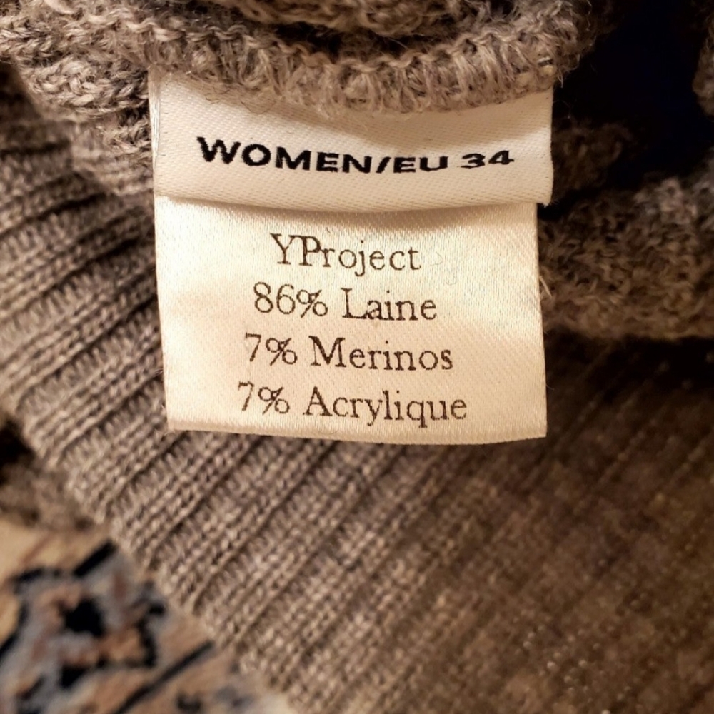 Y/Project Intarsia TurtleNeck Sweater - Picture 5 of 7